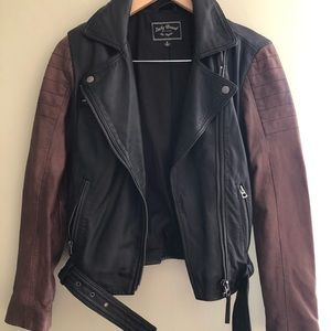 Lucky Brand Moto Leather Jacket